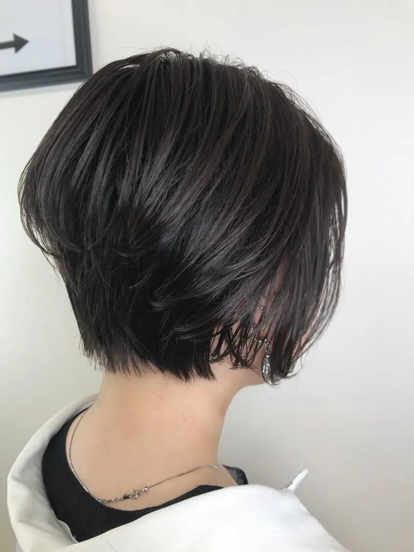 ショート カラー カット ヘアカラー パーマ 縮毛矯正 トリートメント Lien 深井店のヘアスタイル