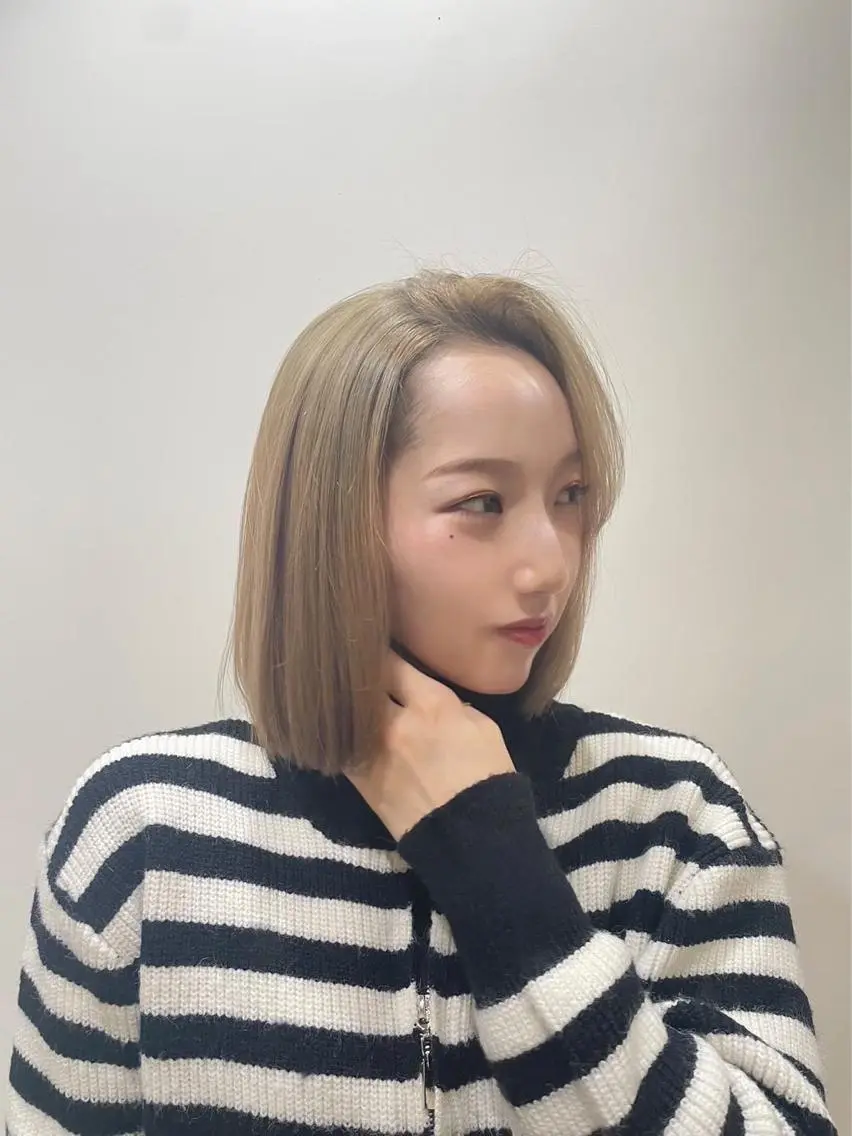 ミディアム ら んのヘアスタイル