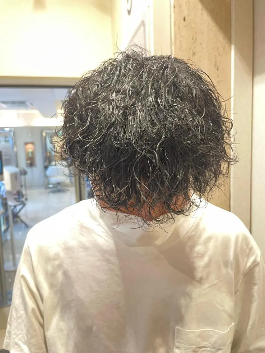 ショート パーマ メンズ カット メンズパーマ特化 【八王子】鈴木 惟人のヘアスタイル