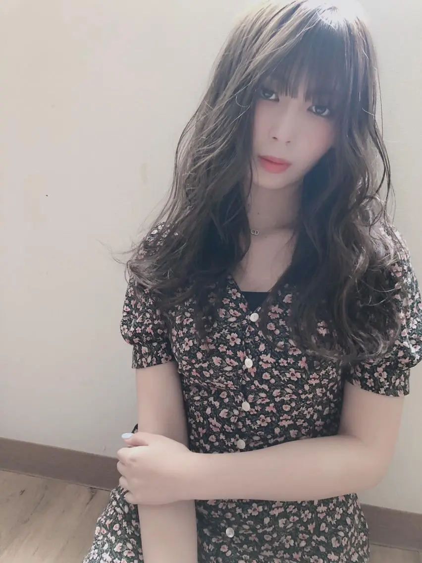 セミロング カラー テトネ タカシのヘアスタイル