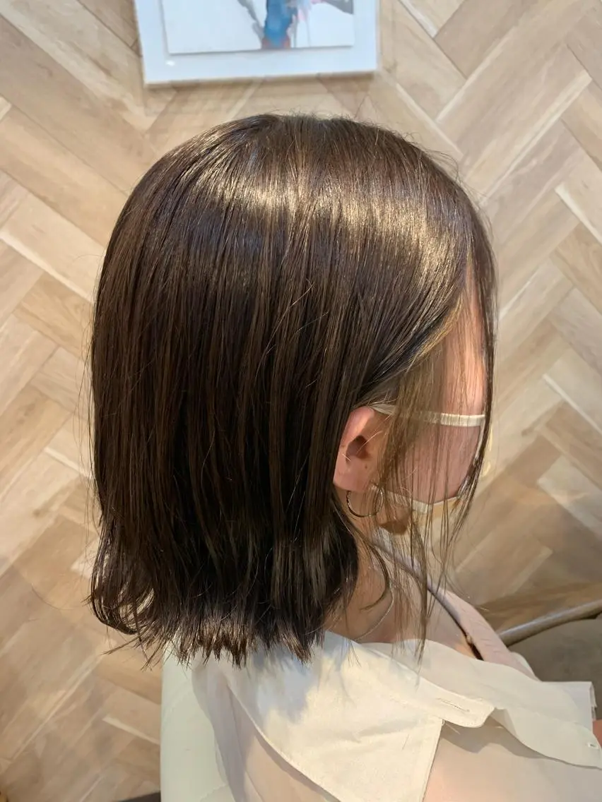 ミディアム カラー ヘアカラー 高橋 奈津沙のヘアスタイル