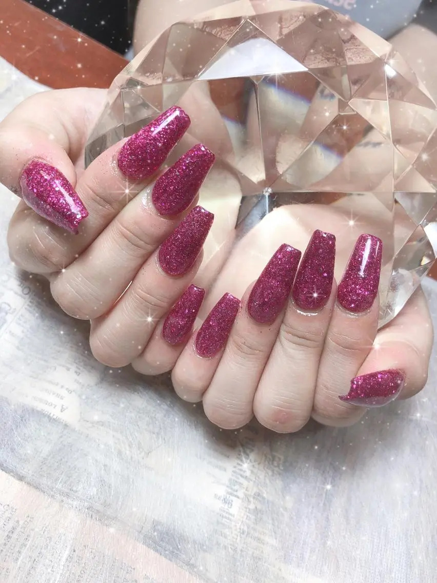 ミディアム ネイル ハンドネイル 《LB》ラブリエ Nail&eyeのマツエク・マツパデザイン