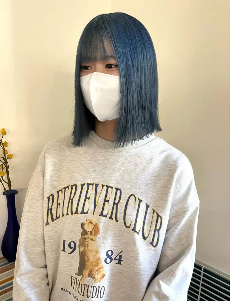 ミディアム カラー ブリーチ 韓国風ヘア ヘアカラー トリートメント 🩷ハイトーン透明感 レイヤー🩷ユリカのヘアスタイル