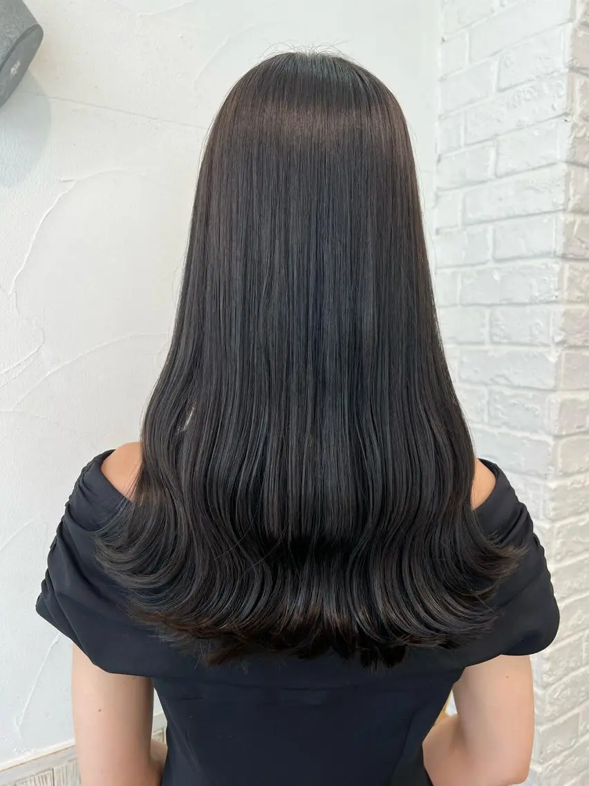 ロング カラー 下池 紗加のヘアスタイル