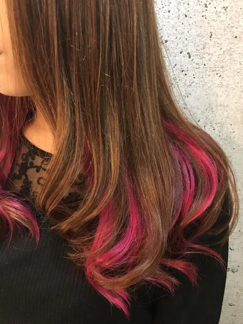 ロング カラー Ando Raycoのヘアスタイル