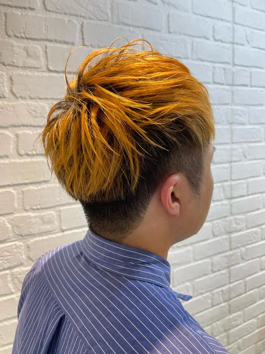 メンズ メンズブリーチ カラーお任せ下さい ✨️おかだまなみのヘアスタイル