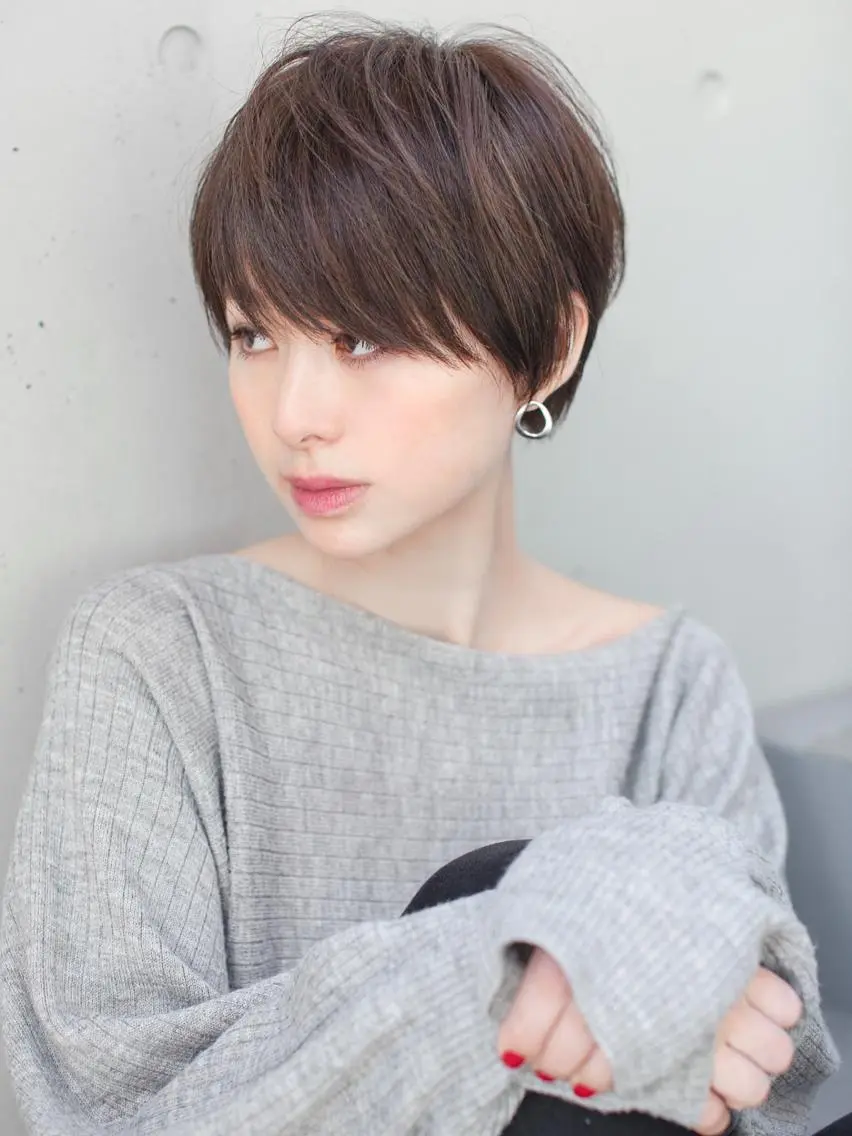 ショート ショートヘア 韓国風レイヤー ショート/犬塚 優介のヘアスタイル