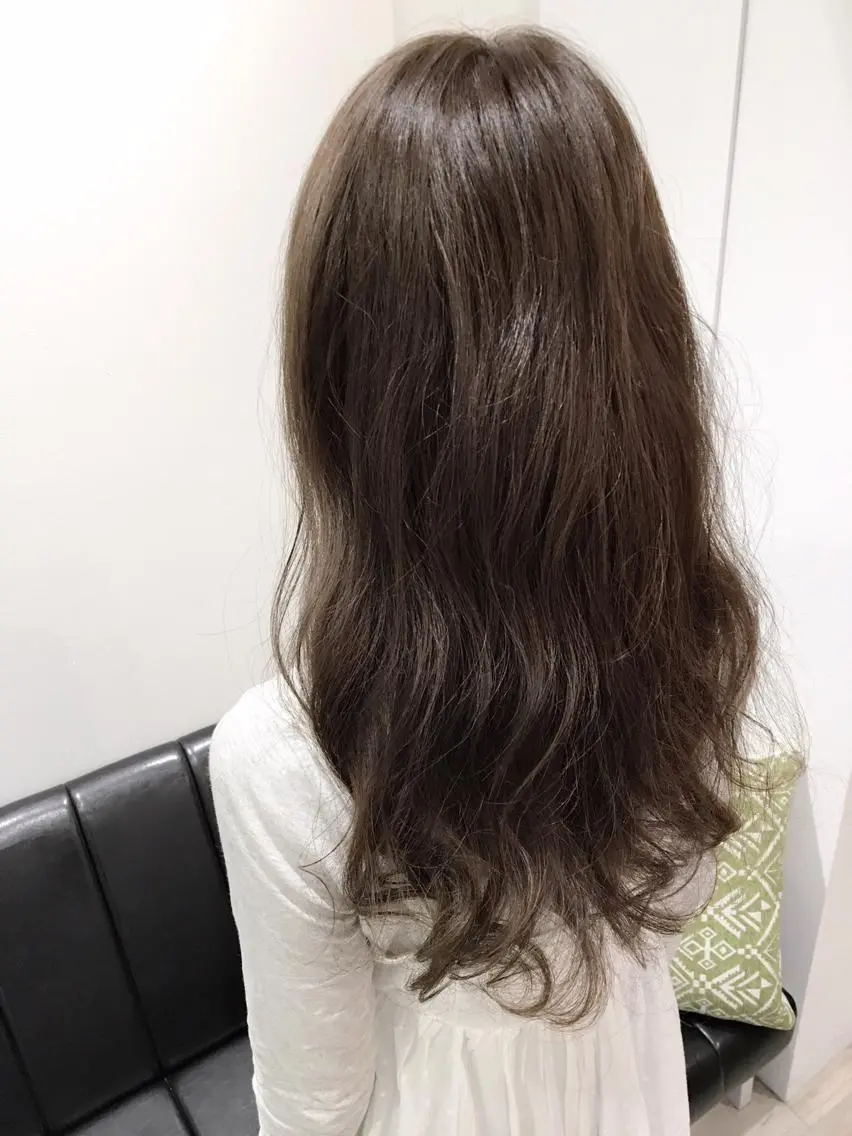ロング パーマ カット パーマ トリートメント 田室 和幸のヘアスタイル