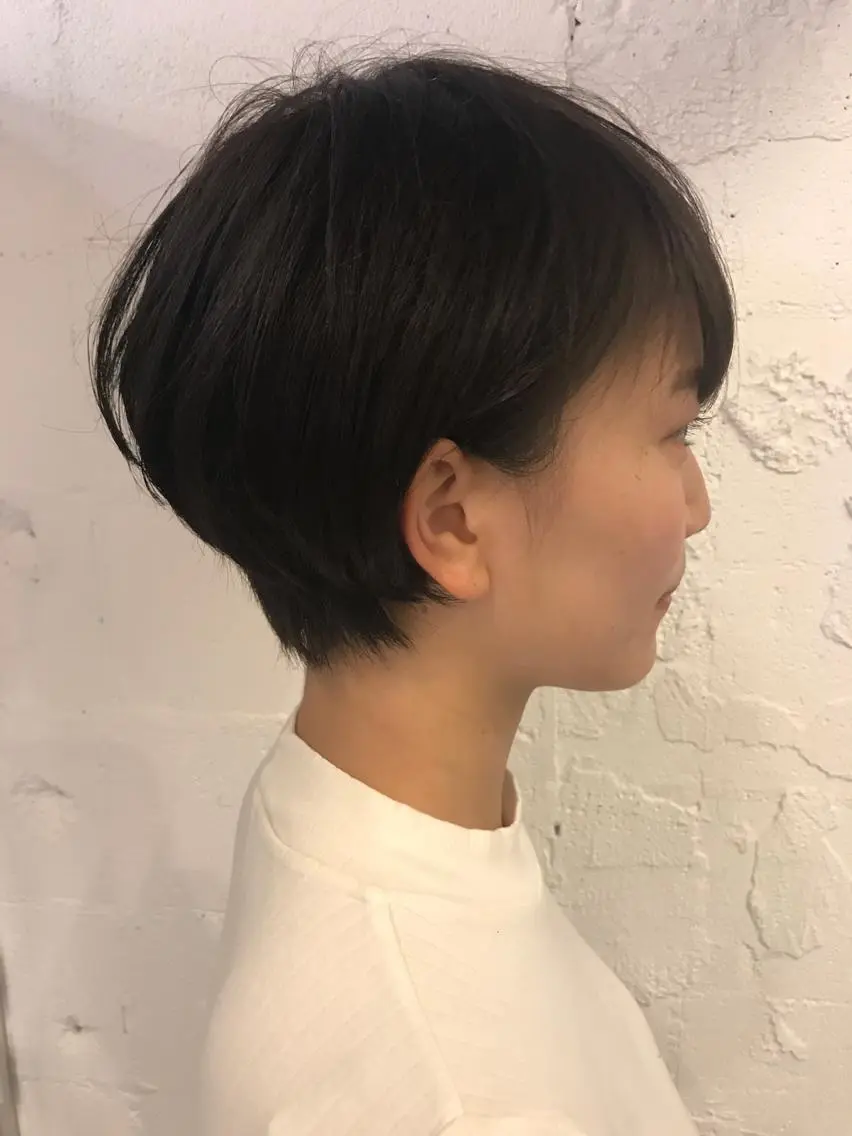 ショート カラー ベージュカラー 骨格診断🍃ショート /ショートボブ✨岡元のヘアスタイル