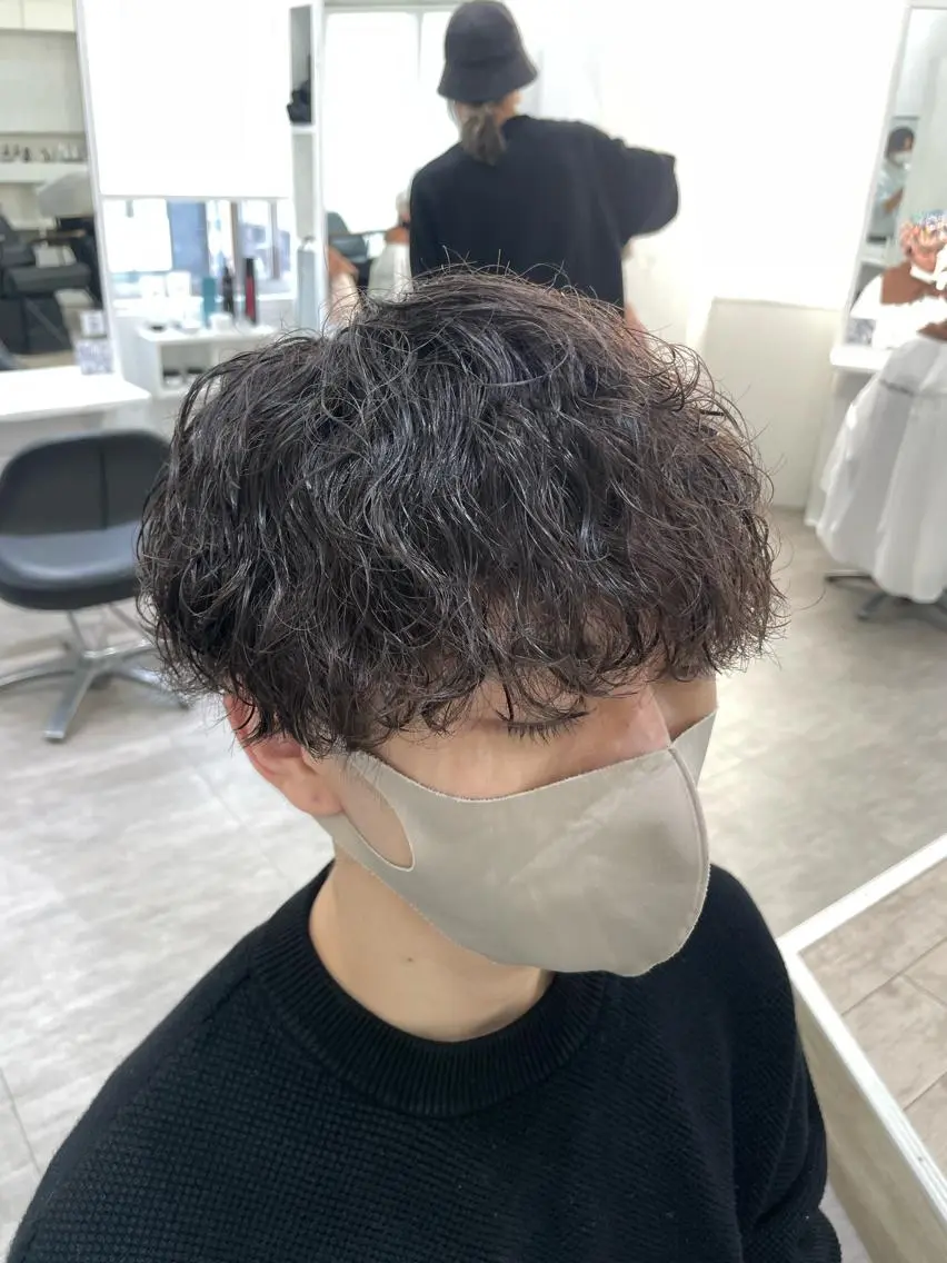 パーマ メンズ カット パーマ 町田No.1パーマ 特化✂︎小杉澪生のヘアスタイル
