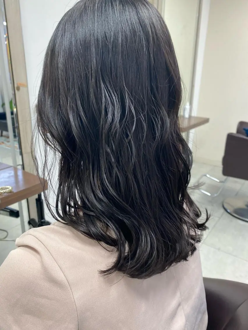 セミロング ヘアカラー 月野涼風 /レイヤーカットのヘアスタイル