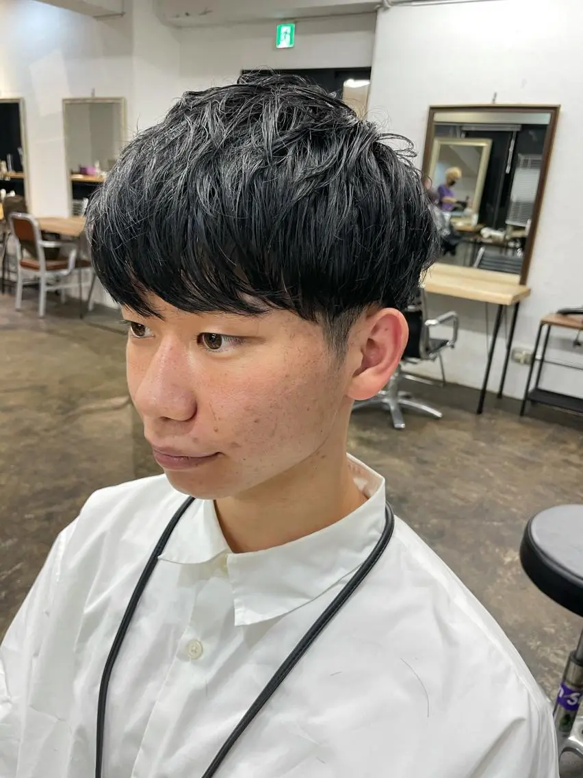 ショート メンズ メンズパーマ メンズ特化ryoのヘアスタイル