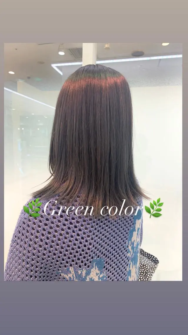 セミロング カラー カット ヘアカラー トリートメント 似合わせカラー/艶 髪質改善/ヨシザキのヘアスタイル