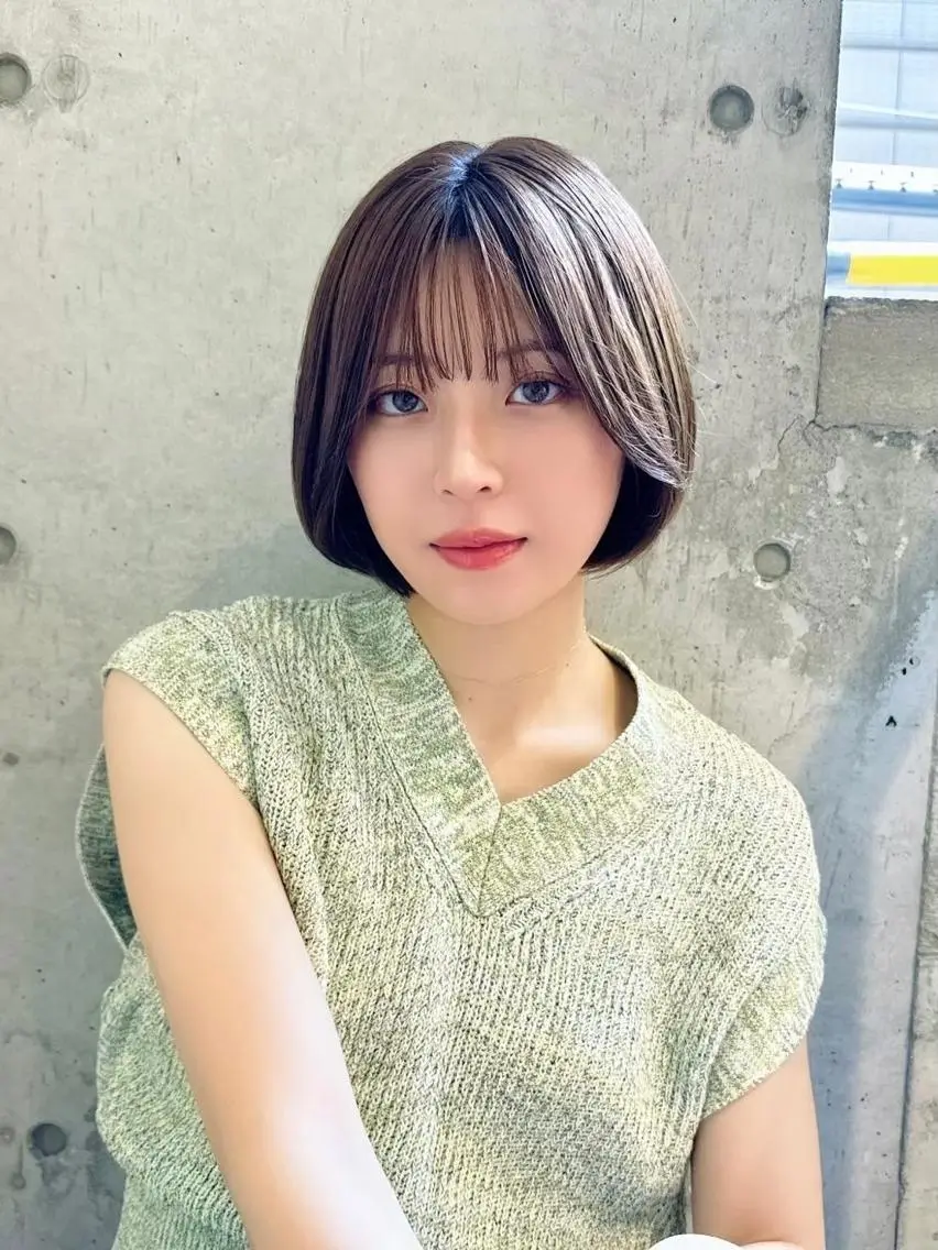ショート ショートヘア カット 縮毛矯正 トリートメント ⭐️Shelter by TOKYO⭐️のヘアスタイル