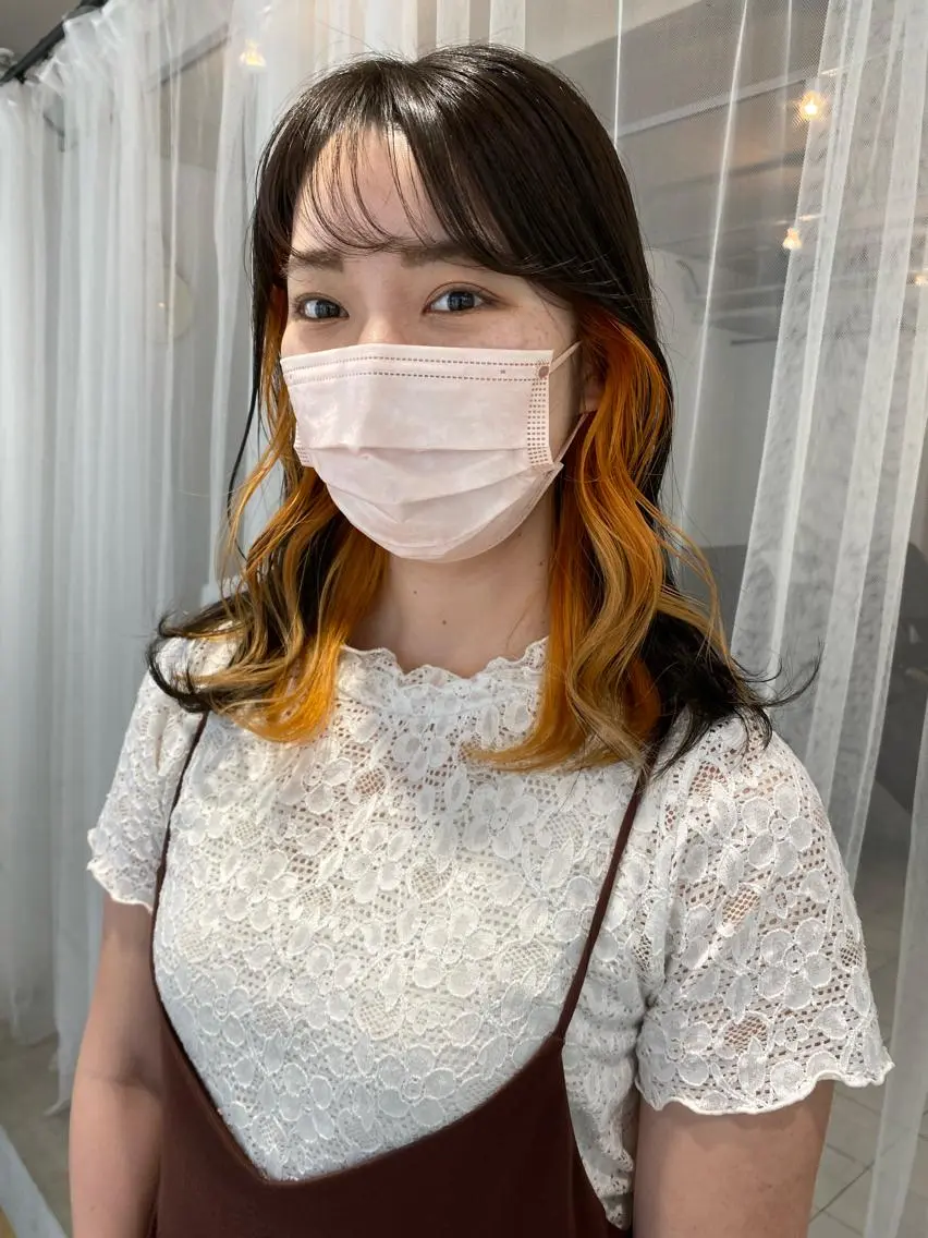 ロング サトウ ナナのヘアスタイル