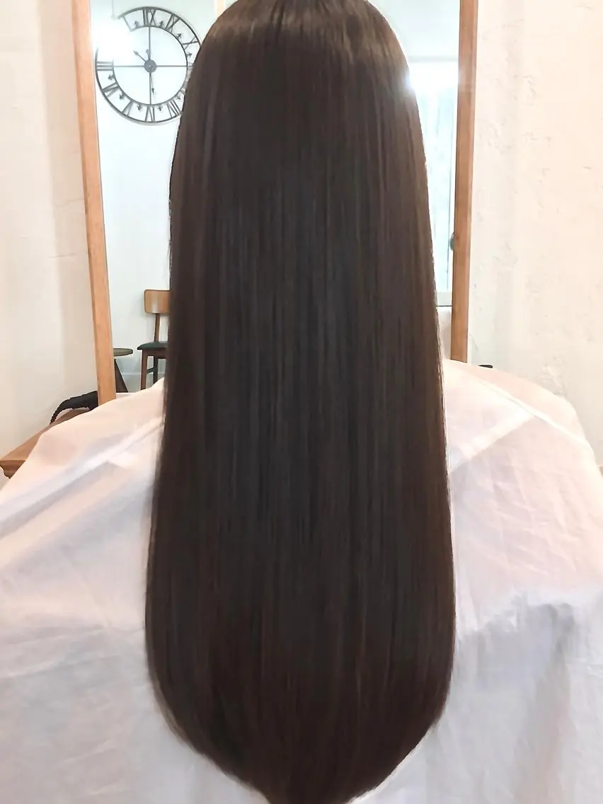ロング 千 田のヘアスタイル