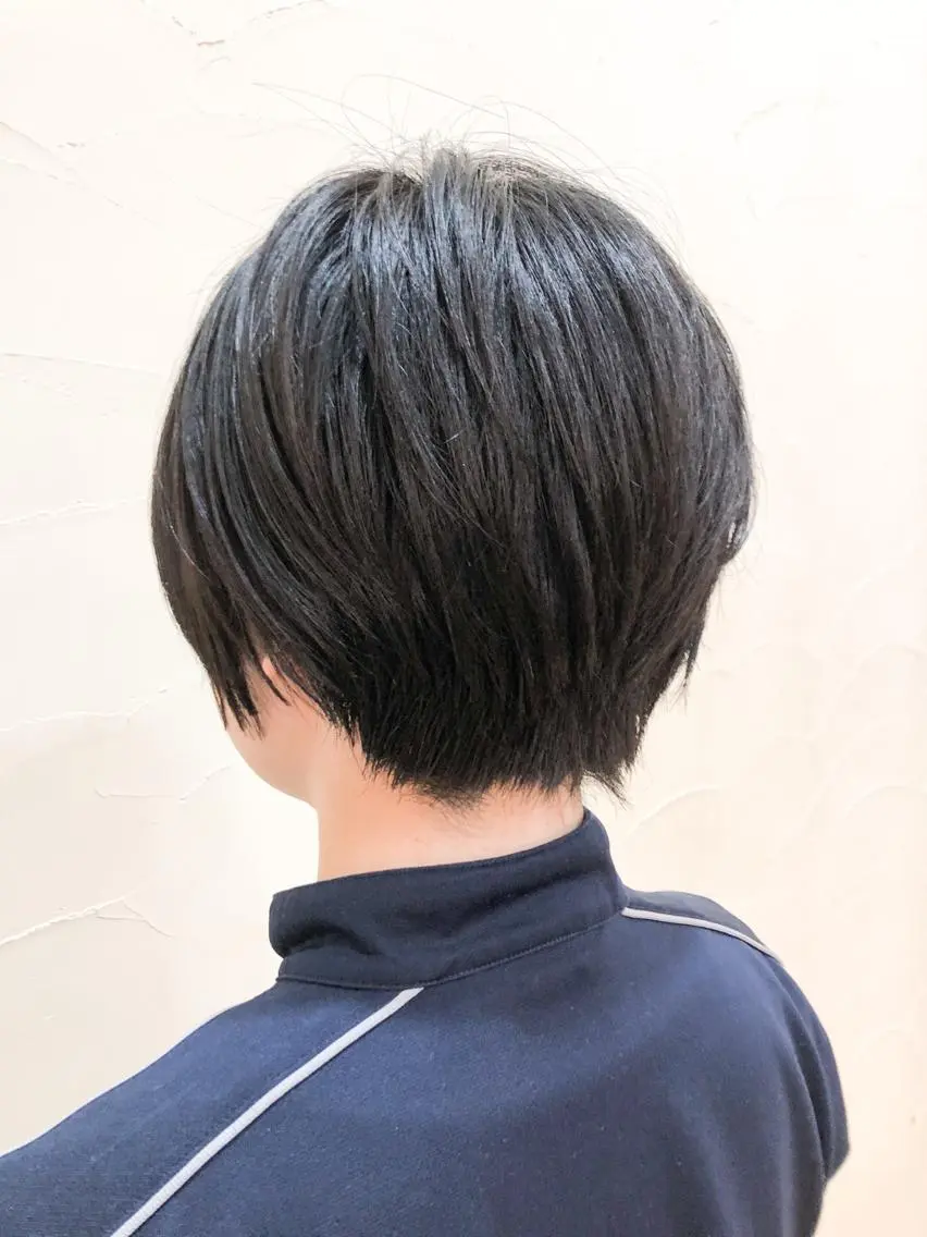 ショート カット 縮毛矯正 髪質改善ストレート ⚡️下ノ村柊斗⚡️のヘアスタイル