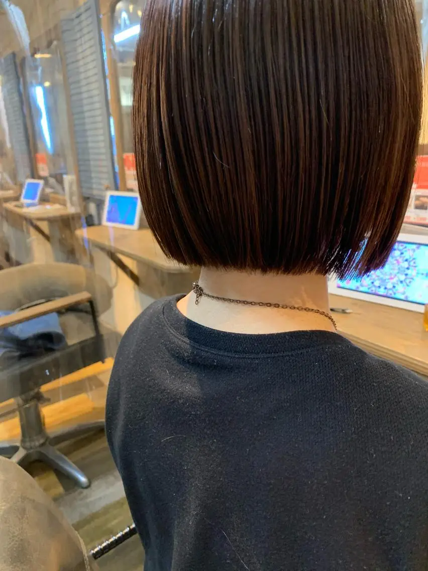 ミディアム repose日本橋 室町のヘアスタイル