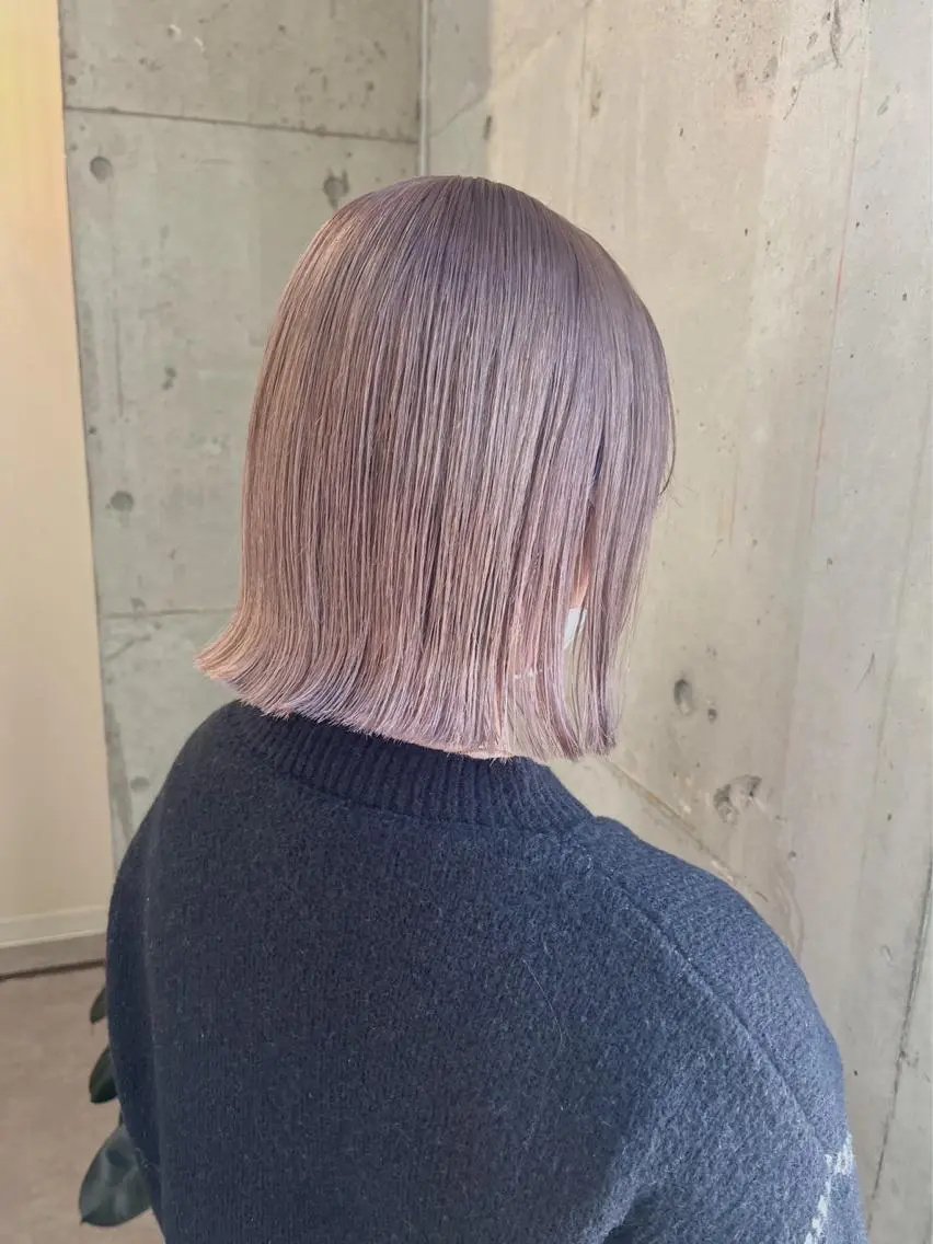 ミディアム カラー ヘアアレンジ ミディアムパーマ ブリーチ ケアブリーチ ダブルカラー ハイライトカラー ヘアカラー lani ブリーチ /ダブルカラーのヘアスタイル