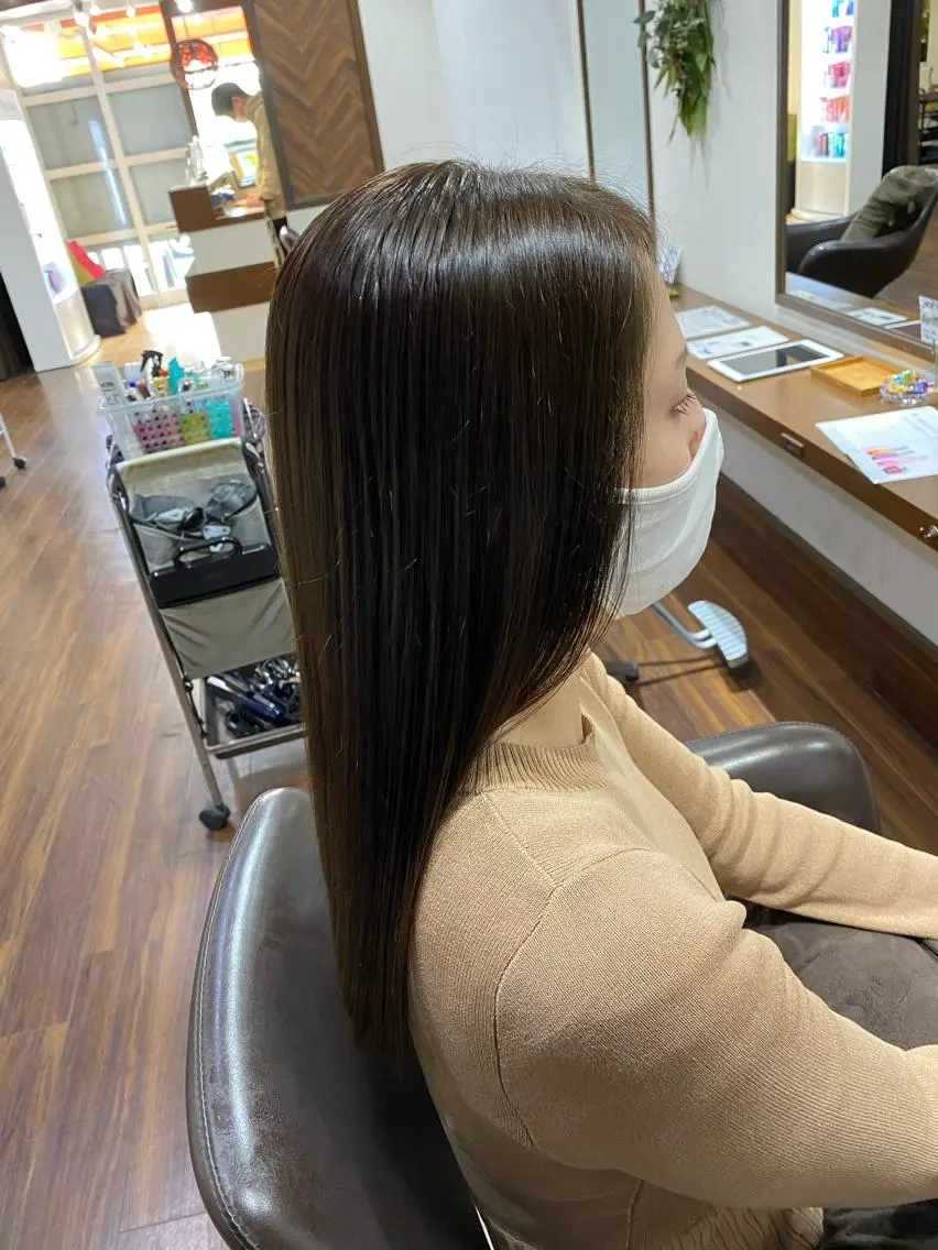 ロング ☘️お悩み解決☘️ 岡部恒輝のヘアスタイル