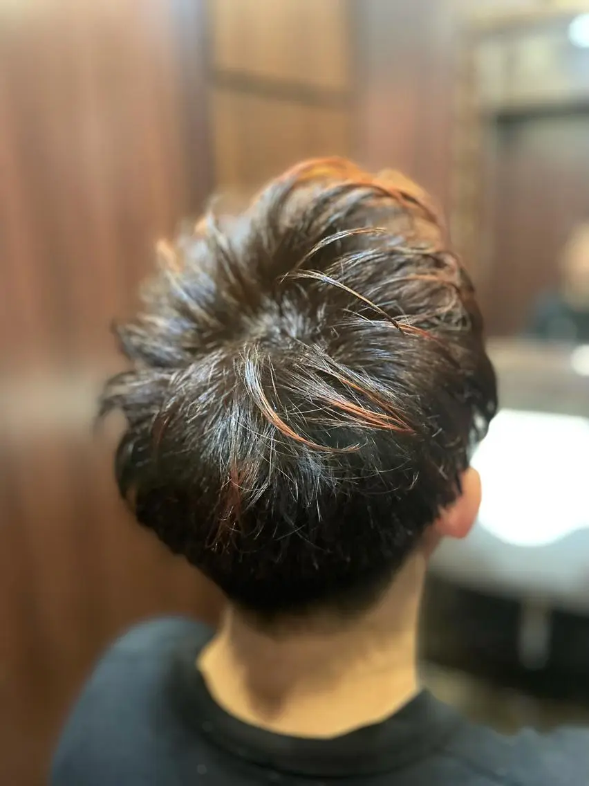 ミディアム 佐藤 康太のヘアスタイル