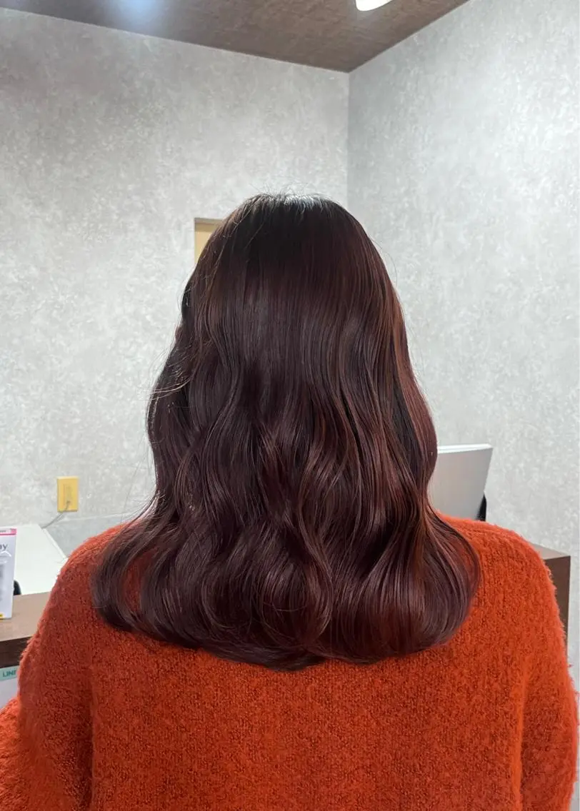セミロング カラー 村田梨乃/ minim hairのヘアスタイル