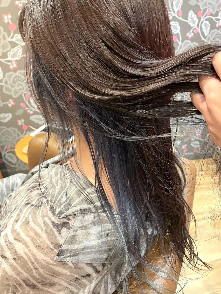 セミロング ヘアカラー 北九州美容室 🕊️わかな✂︎のヘアスタイル