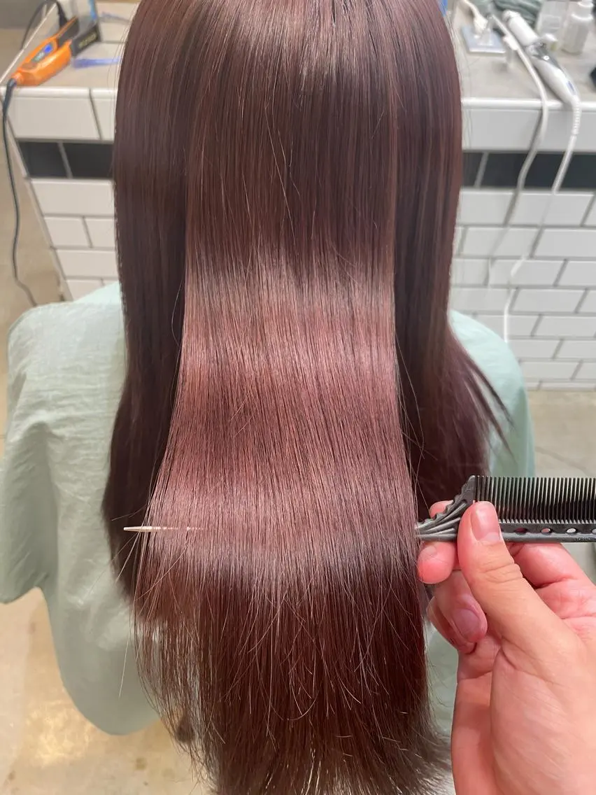 ロング カラー 🦄垢抜けボブ特化× 暖色カラー未来🦄のヘアスタイル