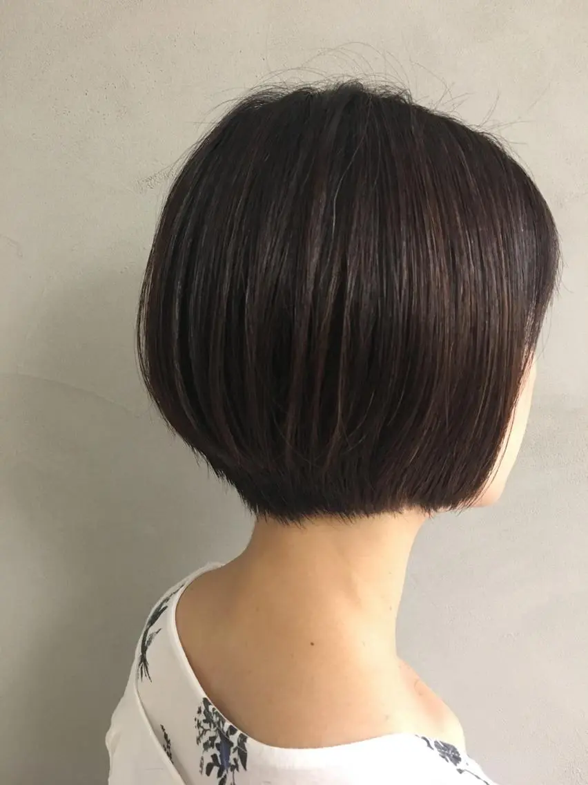 ショート カラー アディクシーカラー グレージュ 代表 土屋ヒロユキ ショートカットのヘアスタイル