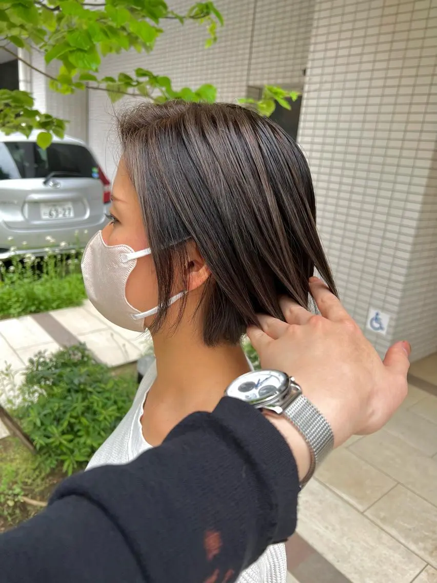 ショート カラー 💎透明感カラー特化 💎TAISEIのヘアスタイル
