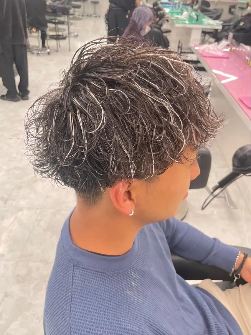 パーマ メンズ カット パーマ トリートメント ヘッドスパ ヘアセット 💎メンズ特化💎 tomokiのヘアスタイル