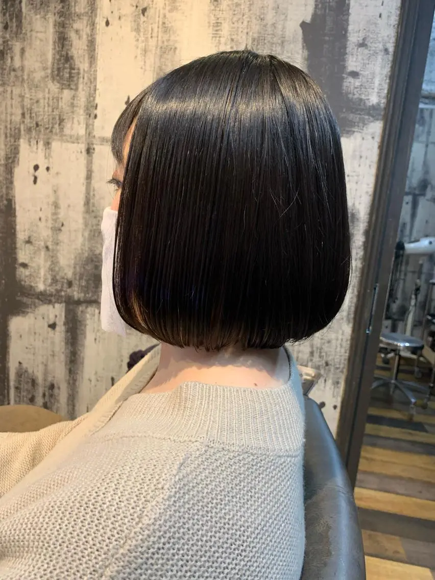 ミディアム repose日本橋 室町のヘアスタイル