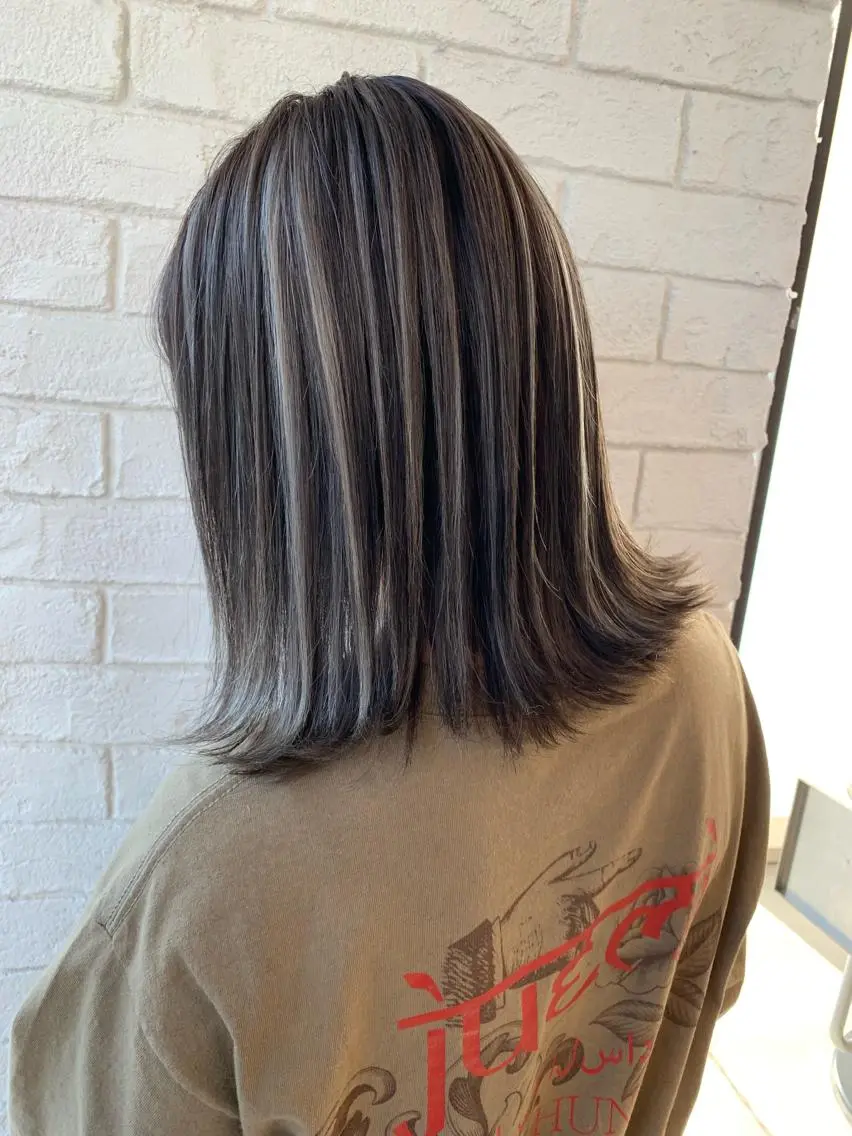 ミディアム カット ヘアカラー ダイスケさん /ブラウンカラーのヘアスタイル