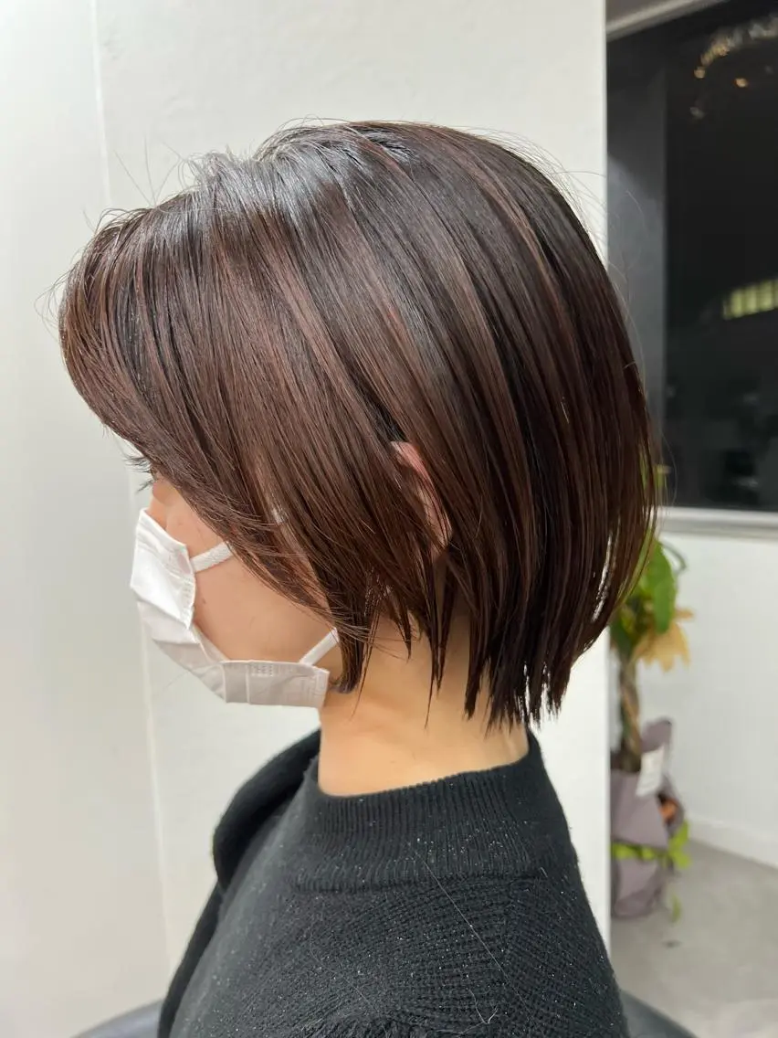 ショート カラー ショートヘア 渋谷/ショート/ボブ 輝来のヘアスタイル