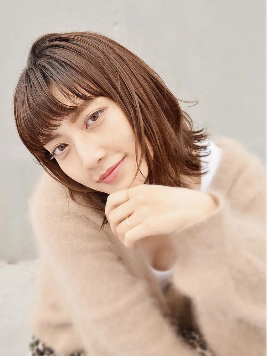 ミディアム カラー 小顔ショート✁ ⁂Yukari⁂のヘアスタイル