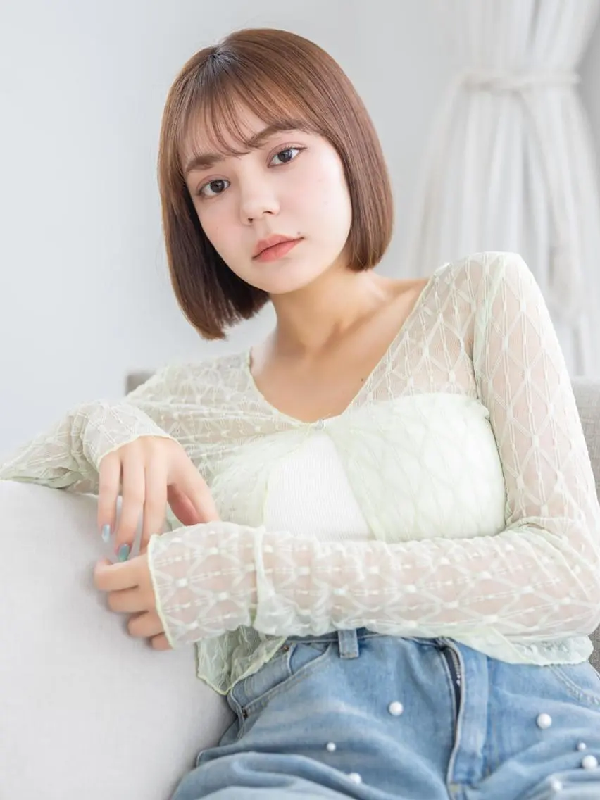 ショート Eight White／AIRIのヘアスタイル