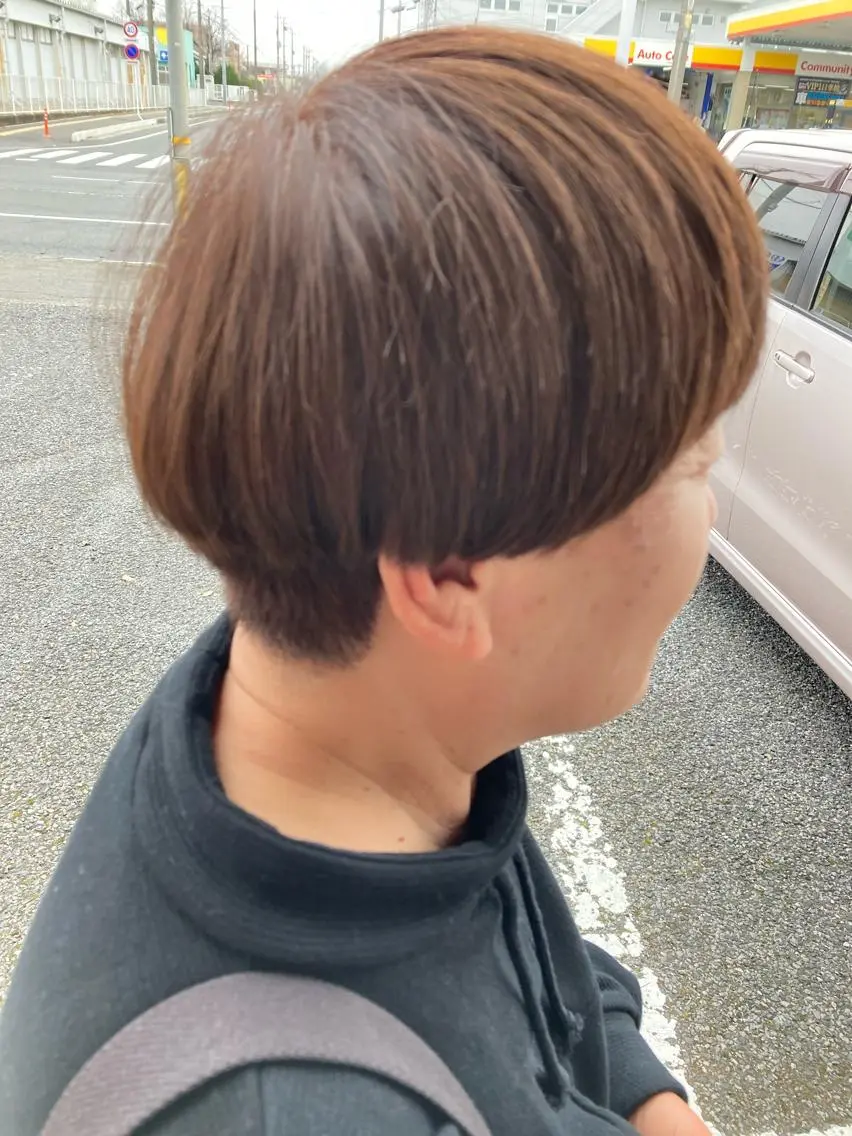 ショート カット ヘアカラー ルミ エールのヘアスタイル