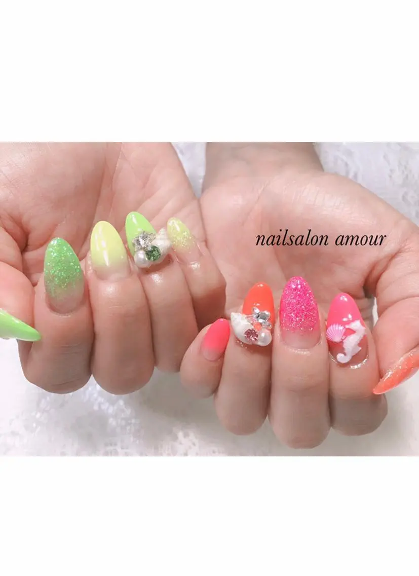 ネイル nailsalon ♡amour♡のネイルデザイン