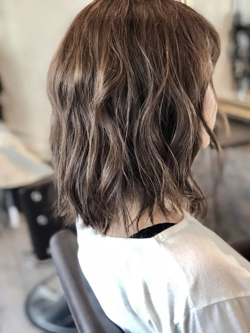 ショート カラー グレージュ 美髪・艶髪特化美容師 RYOJIのヘアスタイル