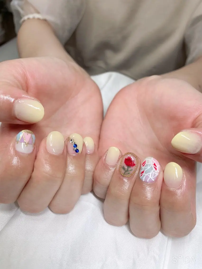 ネイル ハンドネイル うにゃねいる🌷 Mayaのネイルデザイン