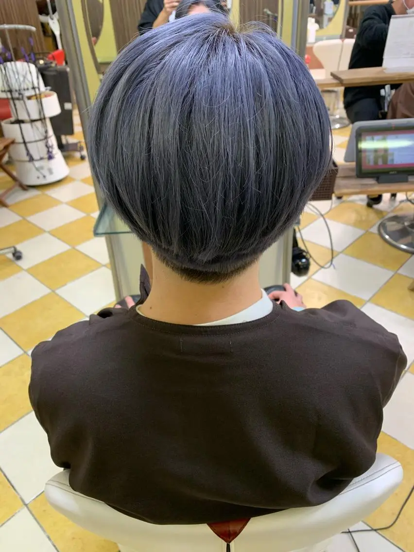 ショート ササ　ユウキ/パーマ 縮毛矯正/髪質改善のヘアスタイル