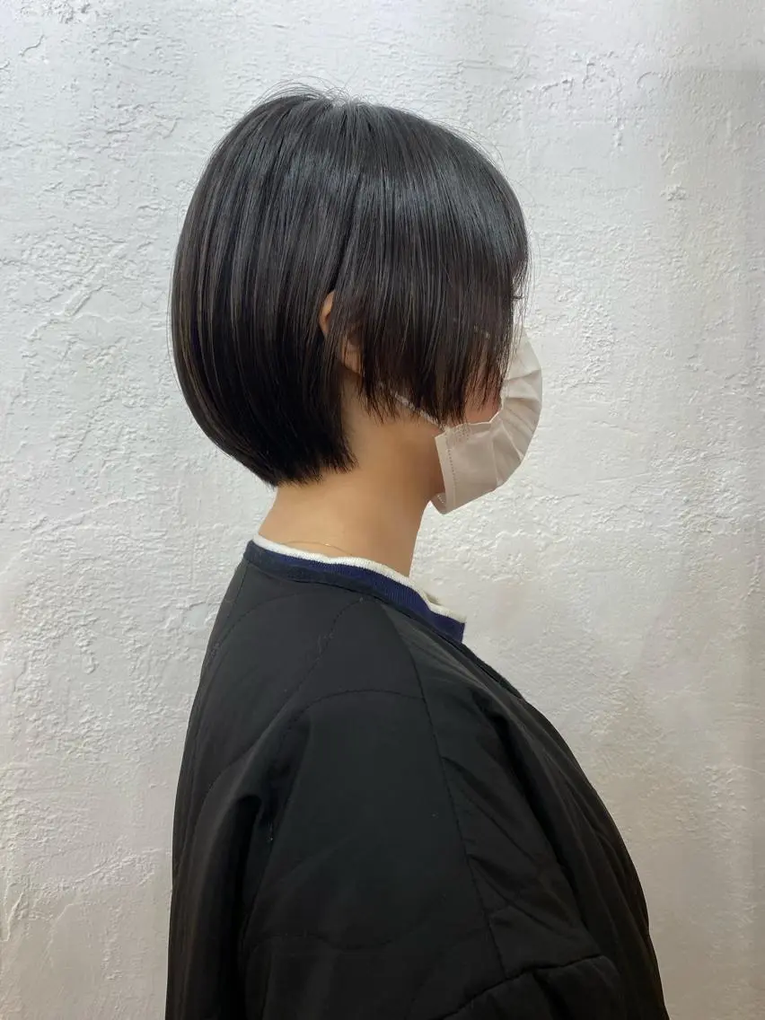 ショート パーマ、髪質改善 菊地美月のヘアスタイル
