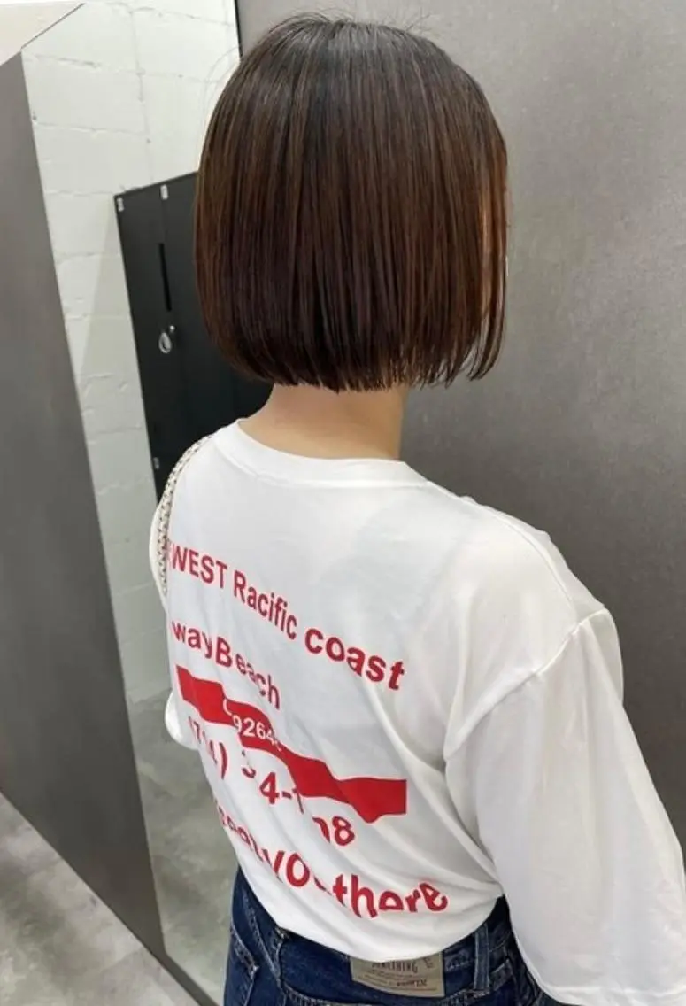 ミディアム カラー MATISSE藤崎 渕上 ジュビアイのヘアスタイル