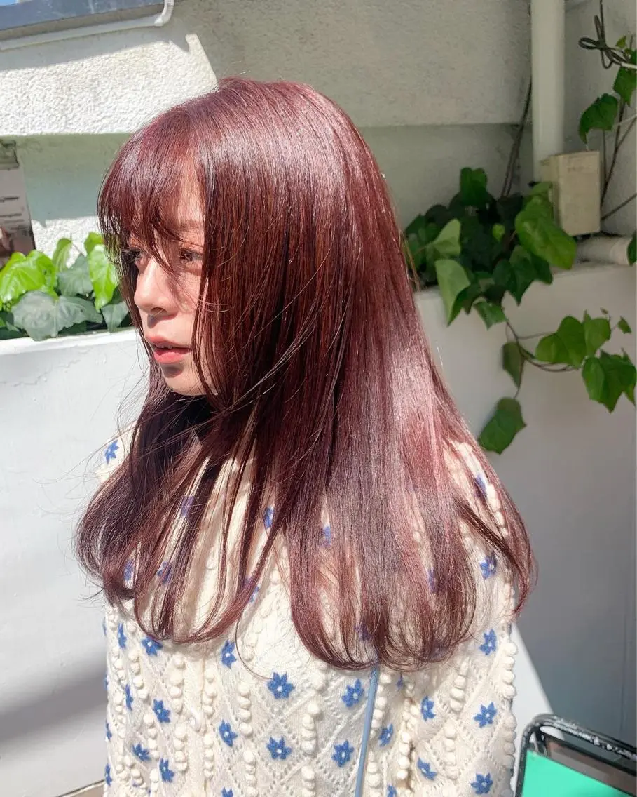 セミロング カラー ヘアアレンジ カット ヘアカラー トリートメント ヘアセット 憧れの艶ハイトーンへ 🌙サイダサキのヘアスタイル