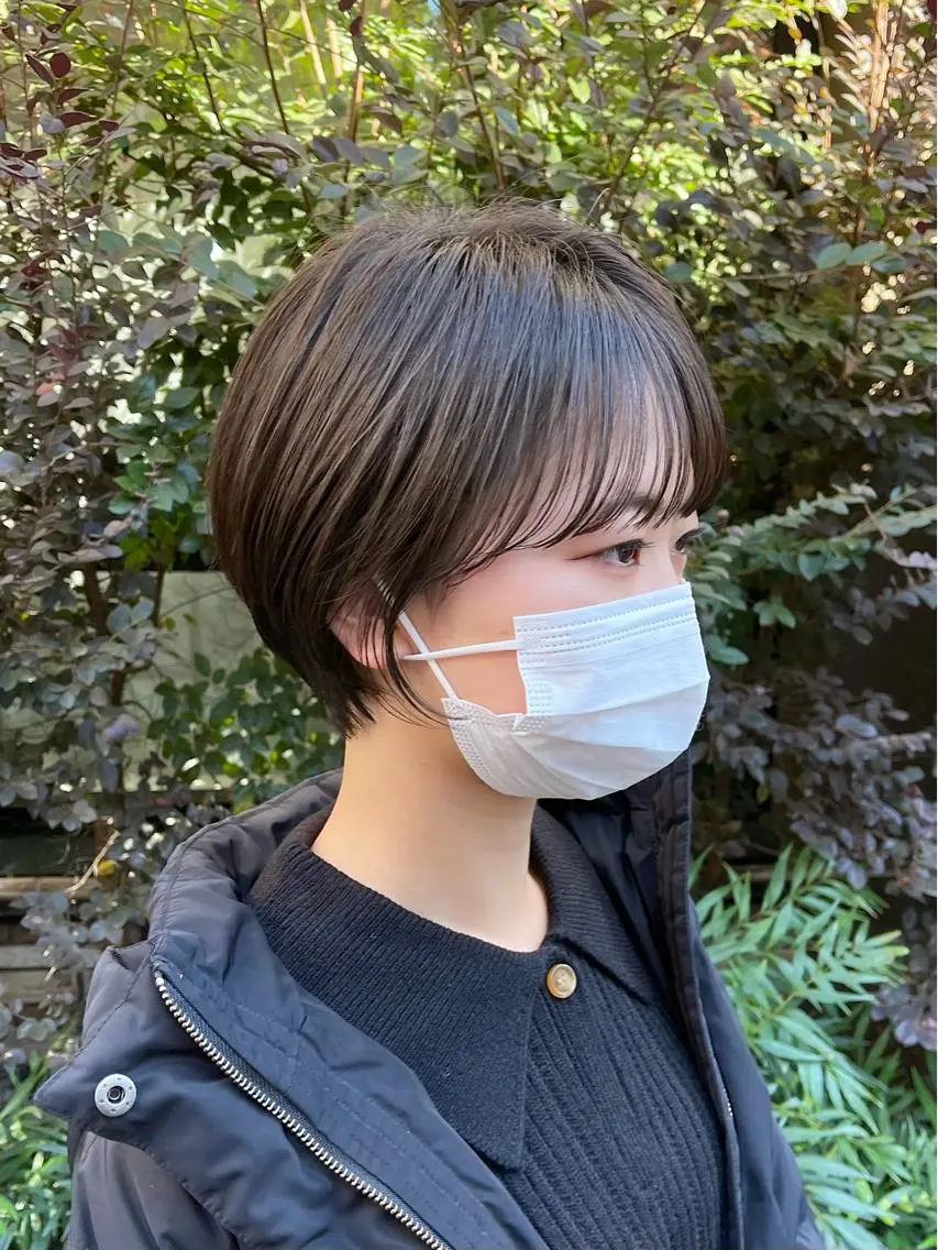 ショート ショートボブ ハンサムショート 丸みショート ボブ ショートヘア 荻窪/ショートヘア✨ ショートボブ長松大哉のヘアスタイル