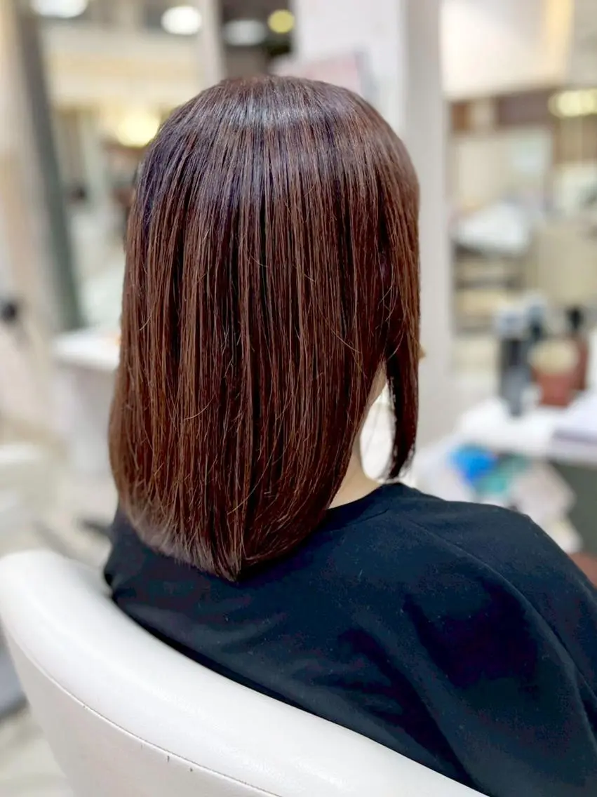 ミディアム ヘアカラー トリートメント 【北生駒】nao*c Hitomiのヘアスタイル