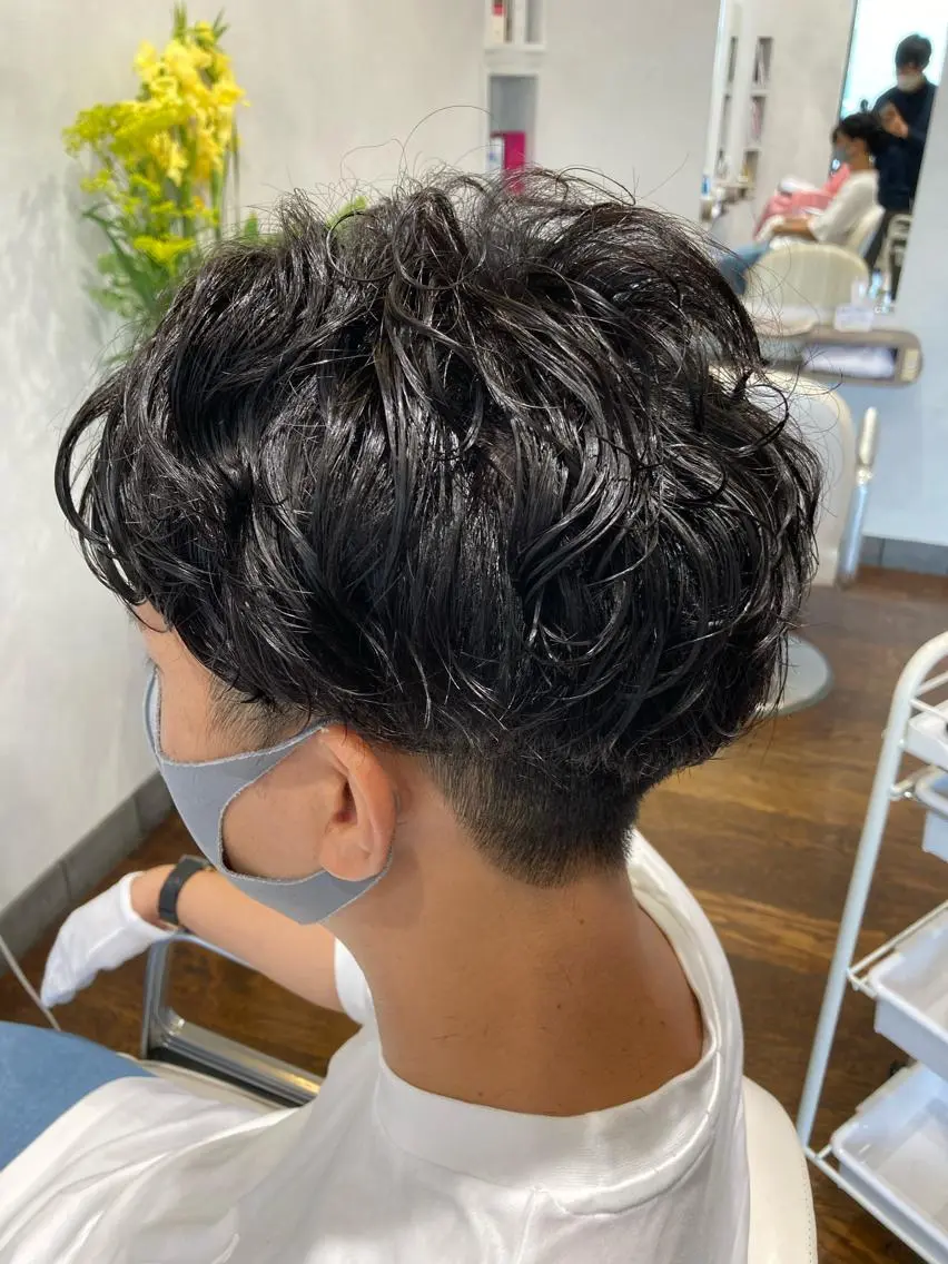 パーマ メンズ メンズパーマ 加藤 泰地のヘアスタイル