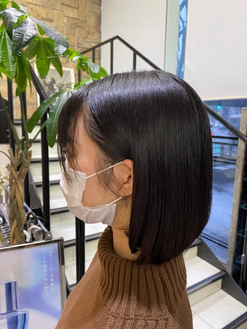 ショート カラー ヘアアレンジ TSUNA 🌙 Lim 五反田のマツエク・マツパデザイン