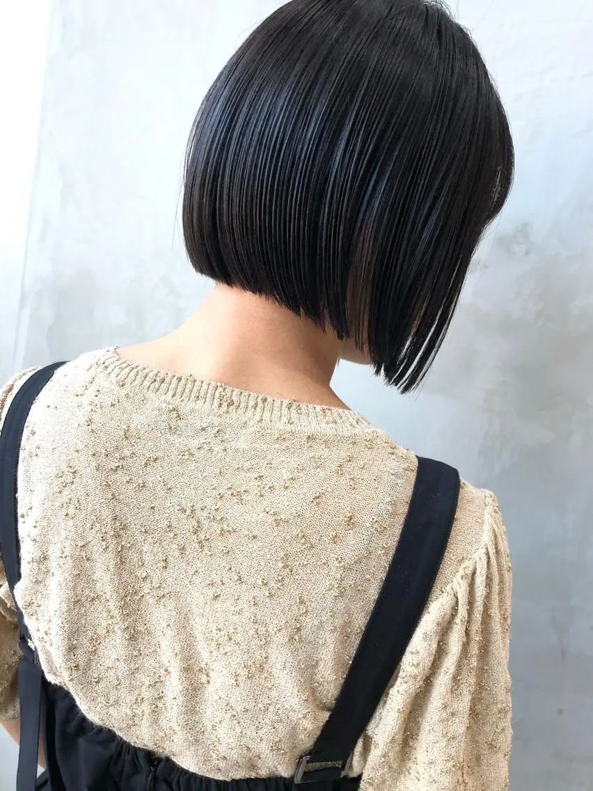 ショート カラー パーマ ヘアアレンジ ボブ TOMO GEEKS代表のヘアスタイル