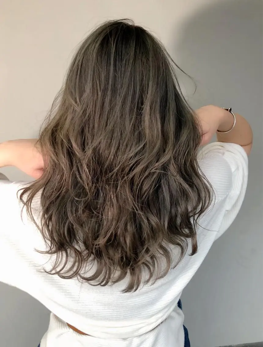 ミディアム カラー グレージュ シアーグレージュ 骨格整形カット/ ショート✂️堀夢哉のヘアスタイル